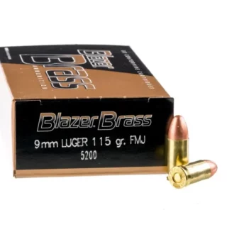 1000 Rounds of 9mm Ammo by Blazer Brass