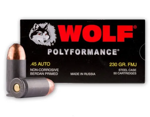 Wolf .45 ACP Ammo