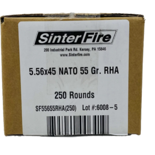 SinterFire 5.56x45mm NATO Ammunition